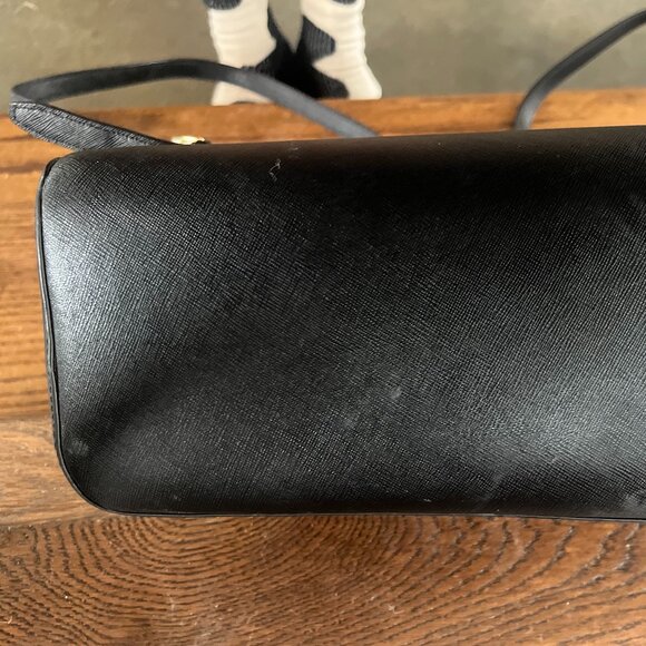 Michael Kors saffiano leather black backpack main image 6